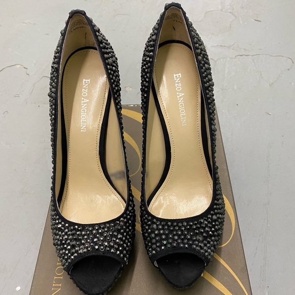 Enzo Angiolini Rhinestone heel 7.5 NIB - Picture 4 of 6